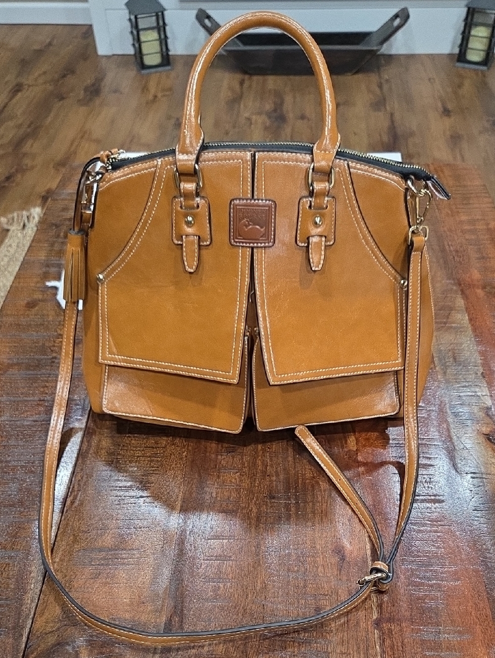 Dooney & Bourke Florentine Clayton Leather Tote